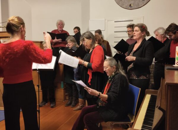Zwaankoor zingt