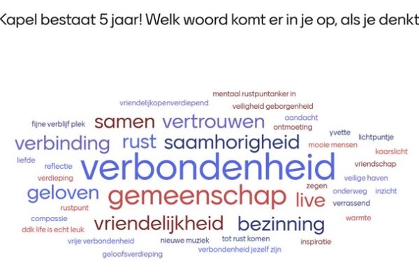 Digitale kapel bestaat vijf jaar